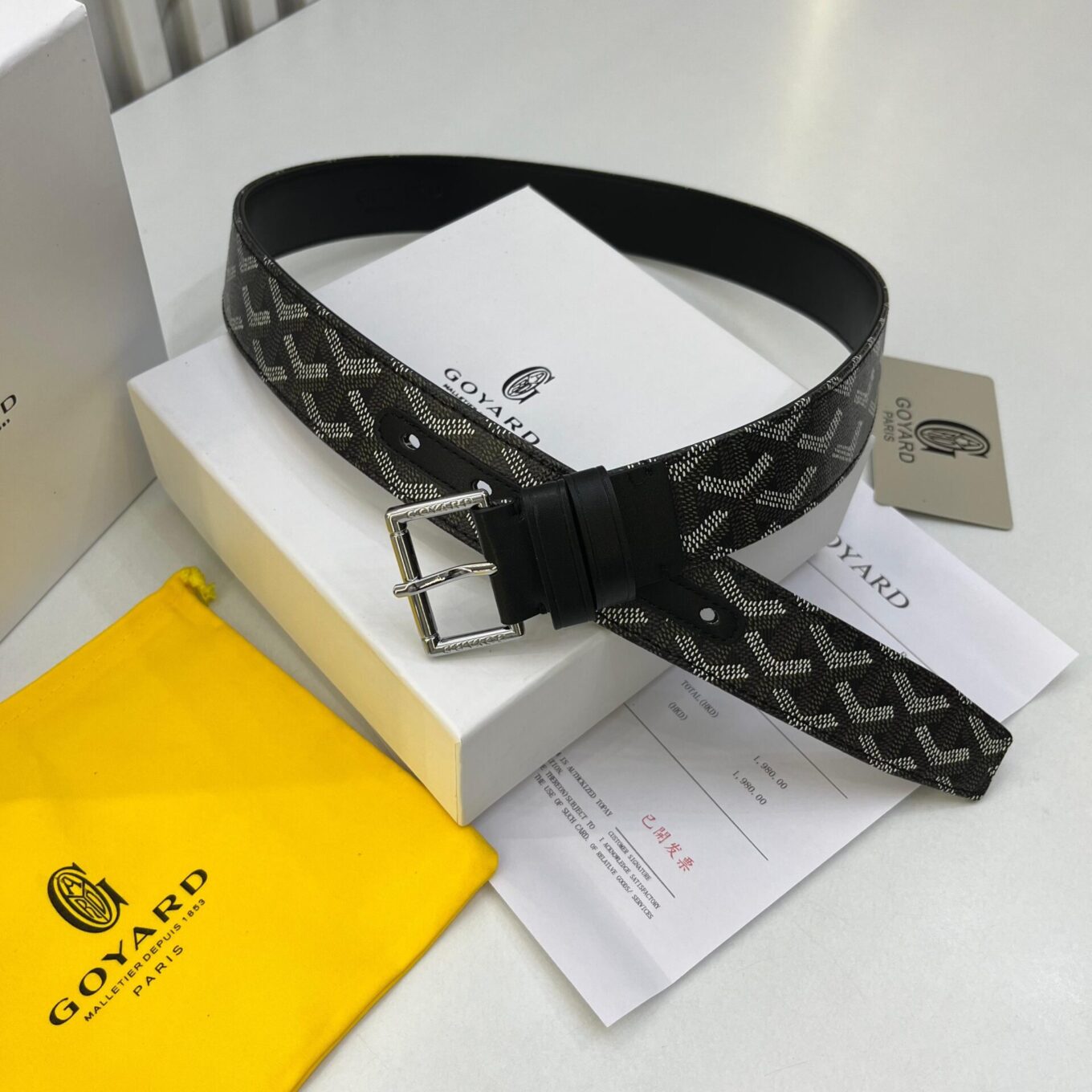 Goyard Signature Unisex Belt