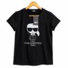 Karl Lagerfeld Black Classic Tshirt For Women