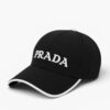 Prada Black White Baseball Cap