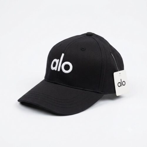 Alo Black Baseball Cap
