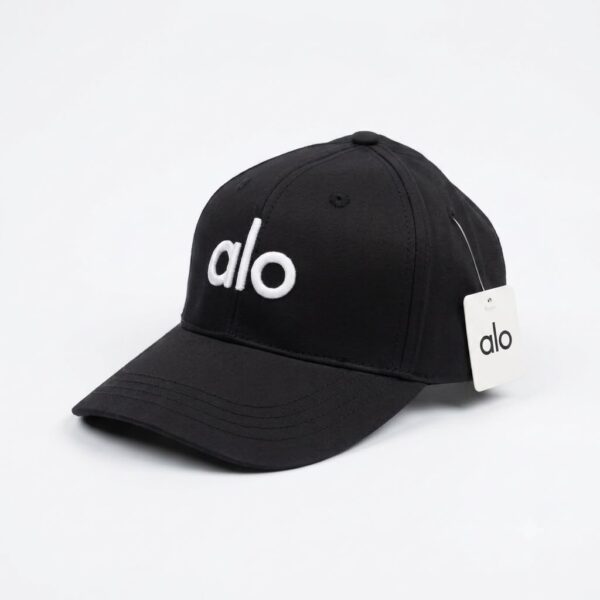 Alo Black Baseball Cap