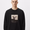 Louis Vuitton Malletier Black Sweatshirt