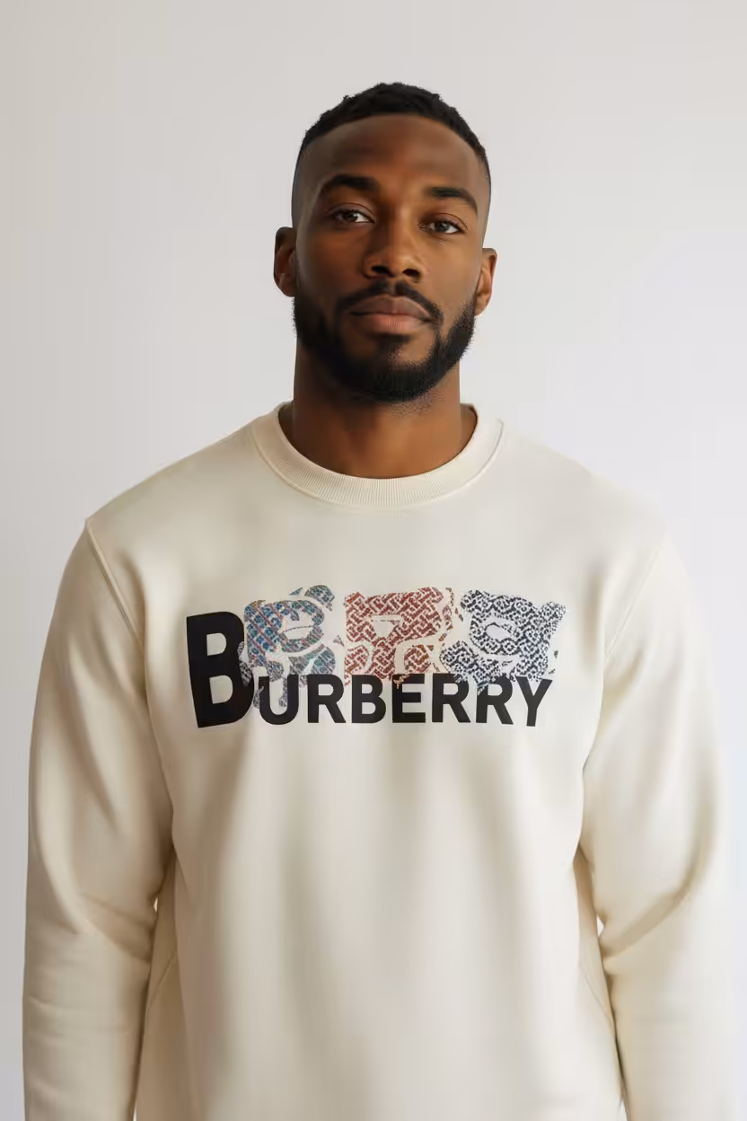Burberry Teddy White Sweatshirt