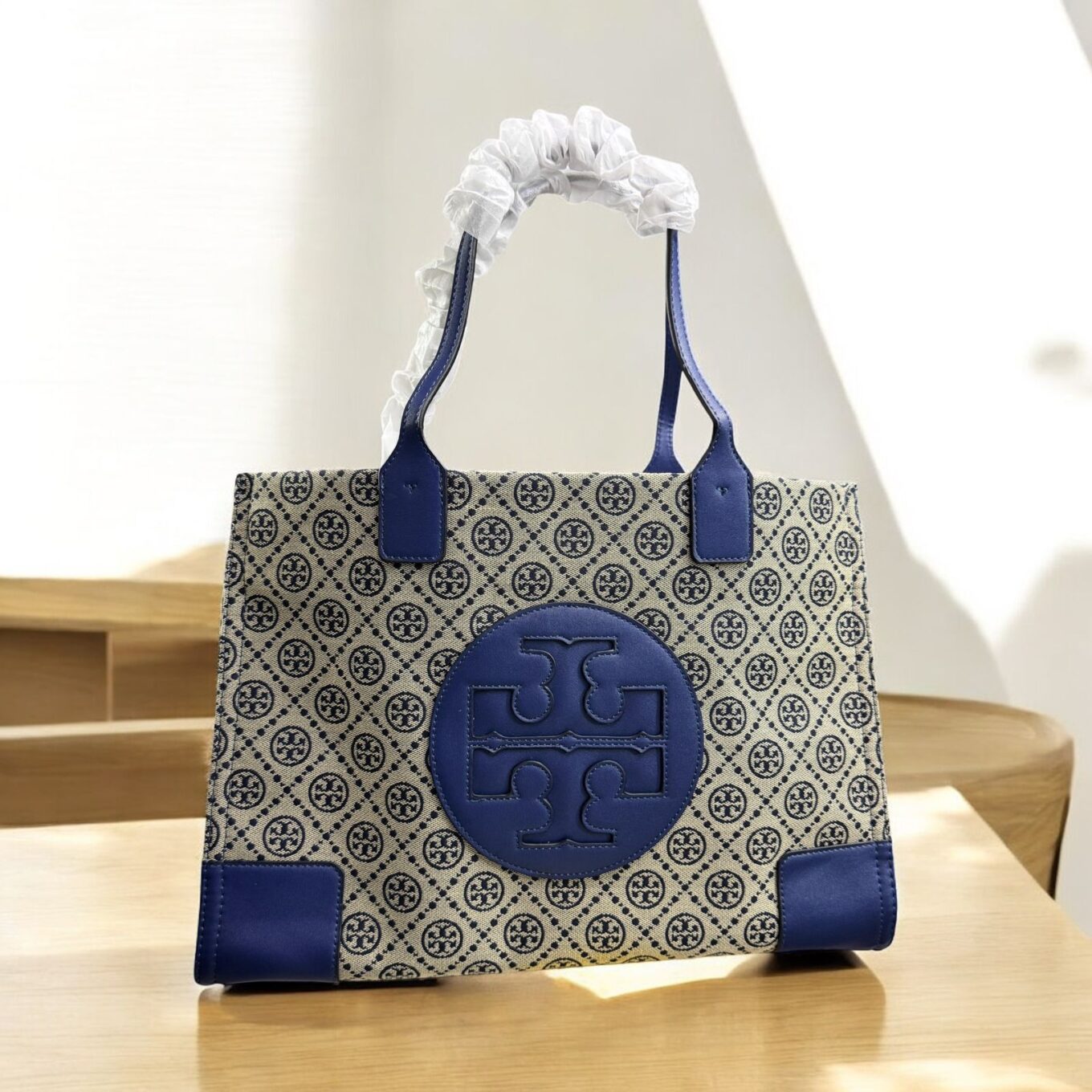 Tory Burch Ella Blue Tote