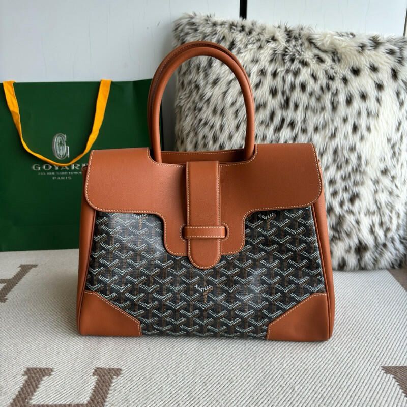 Goyard Saigon Brown Tote