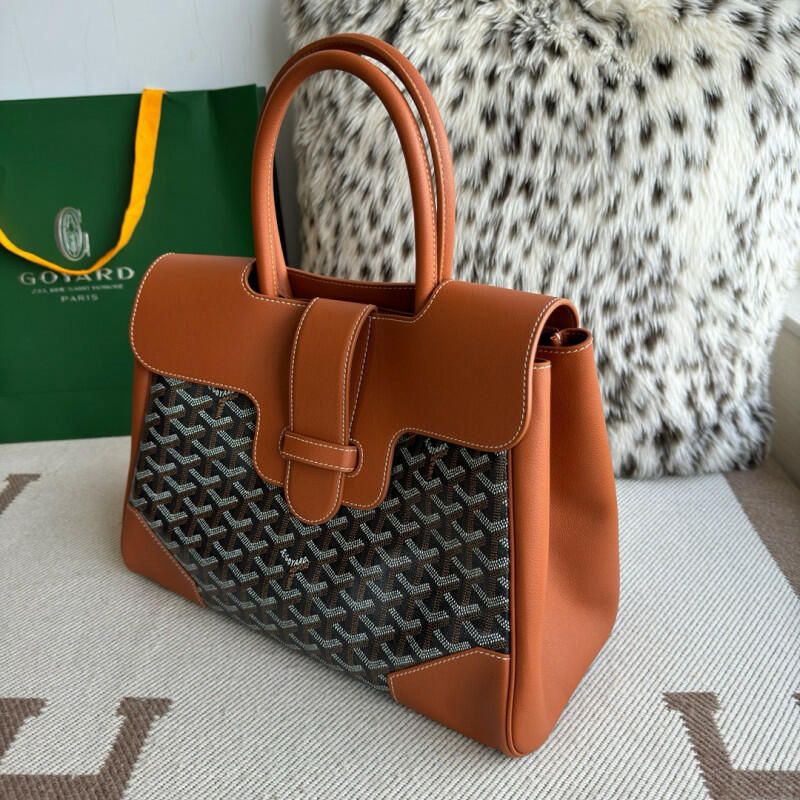 Goyard Saigon Brown Tote