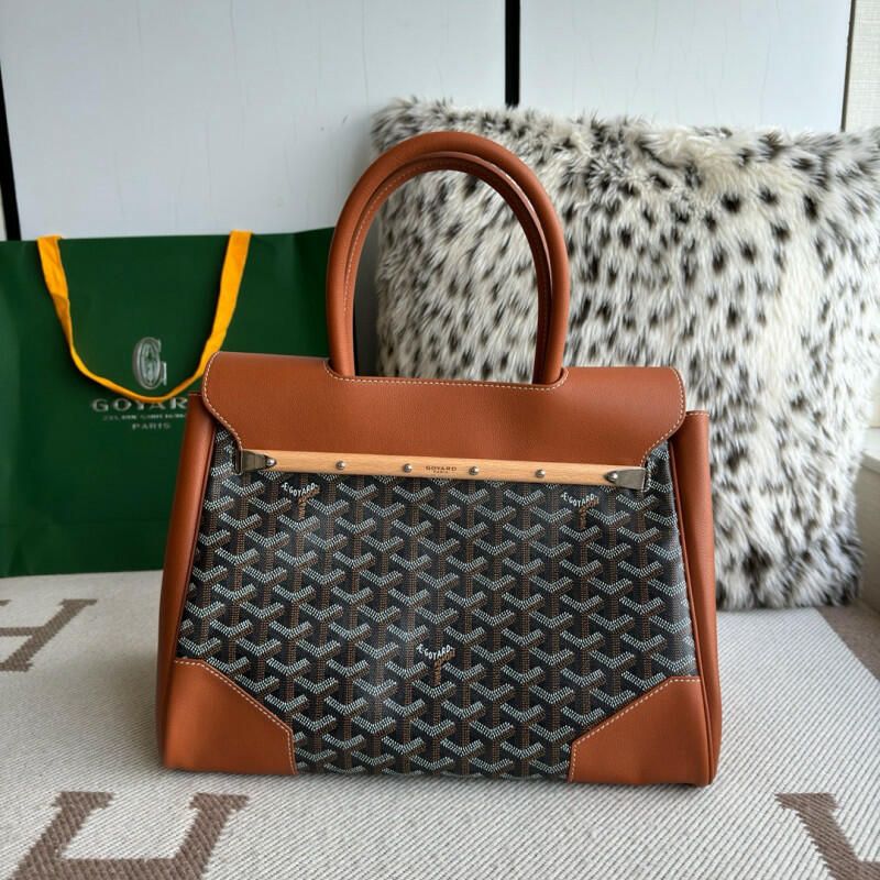 Goyard Saigon Brown Tote