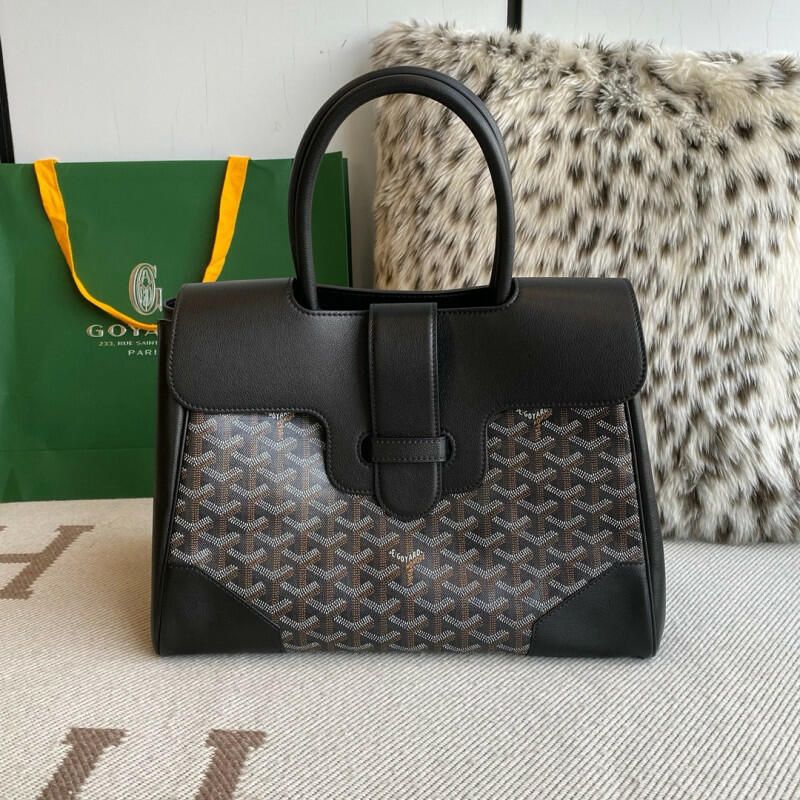 Goyard Saigon Black Tote
