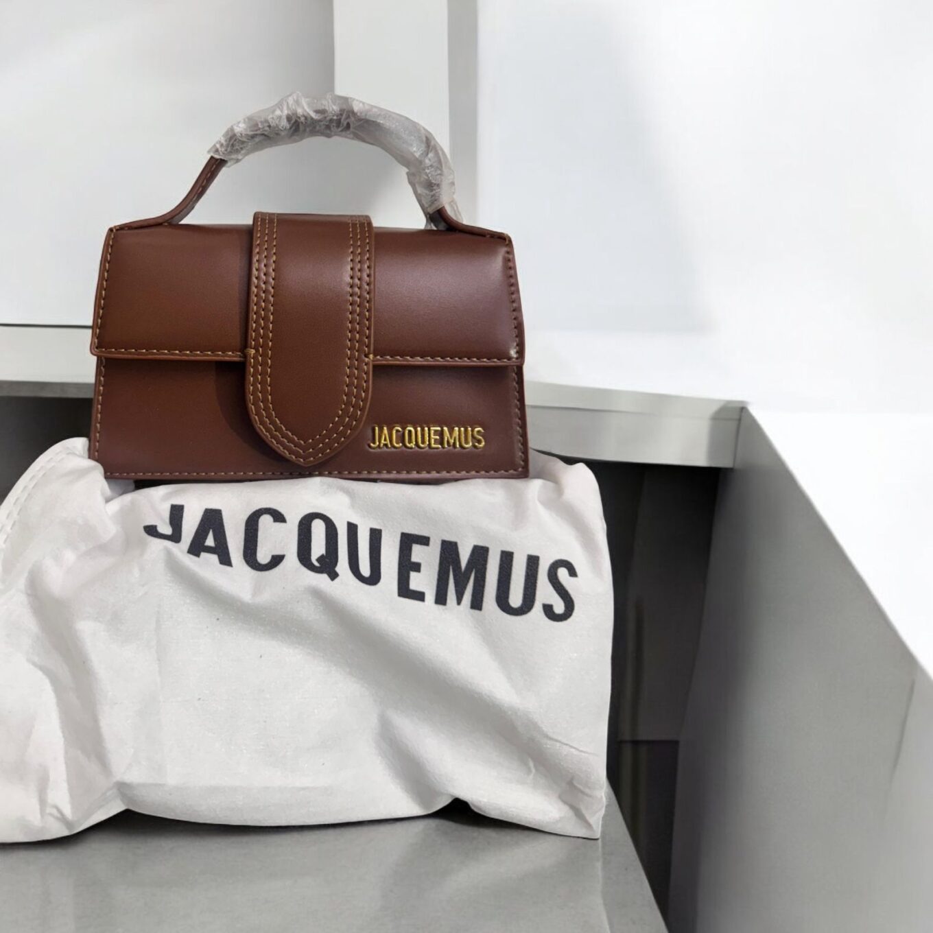 WhatsApp Image 2025-07-14 at 3.13.06 PM Jacquemus Le Bambino Coffee Handbag (With Box)