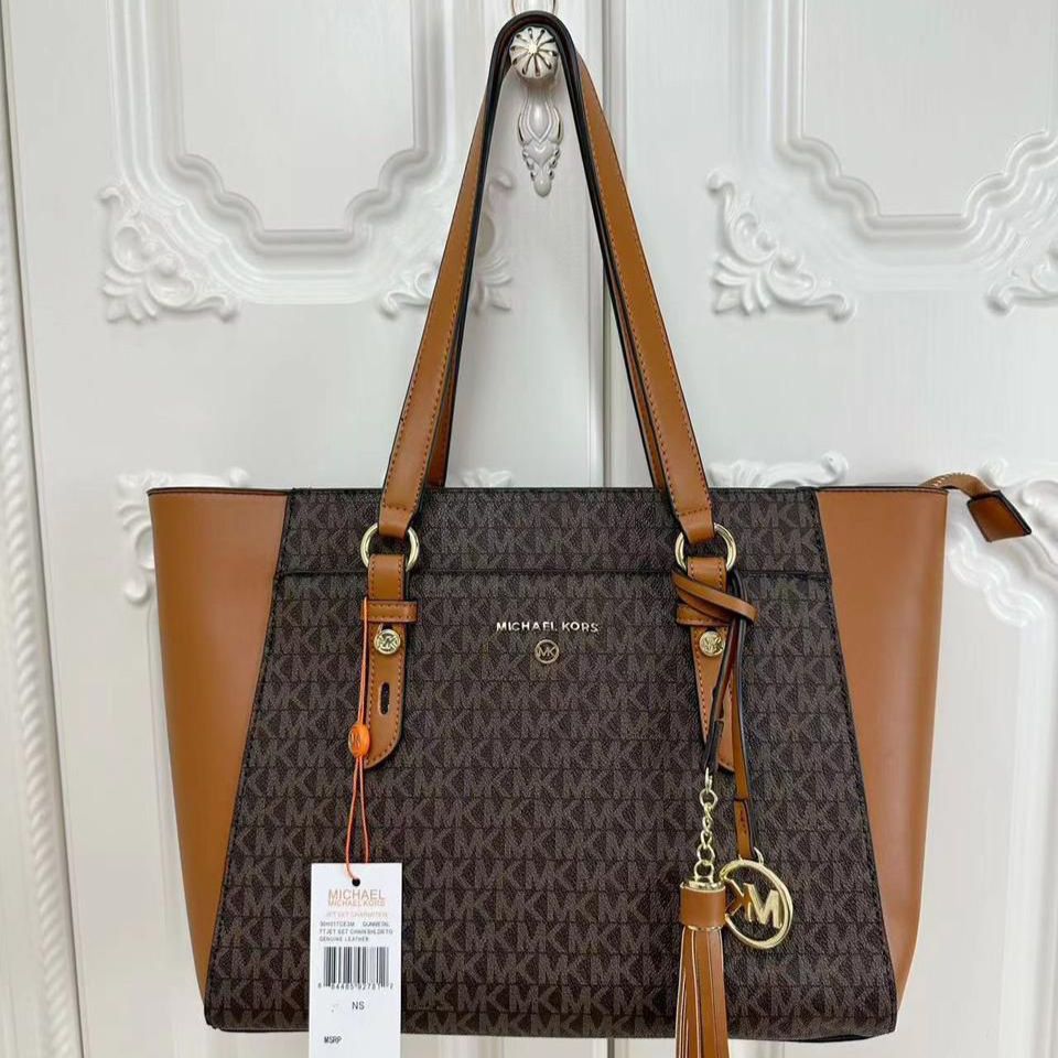 Michael Kors Sullivan Coffee Brown Tote Bag