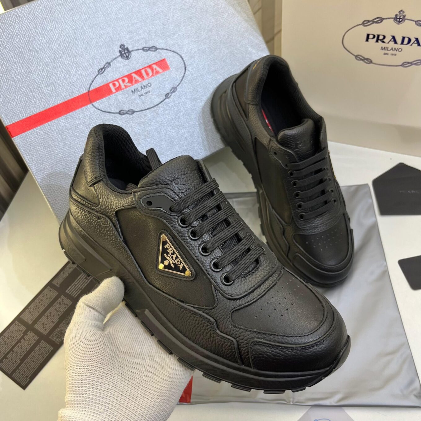 Prada Prax 01 Leather Premium Sneaker