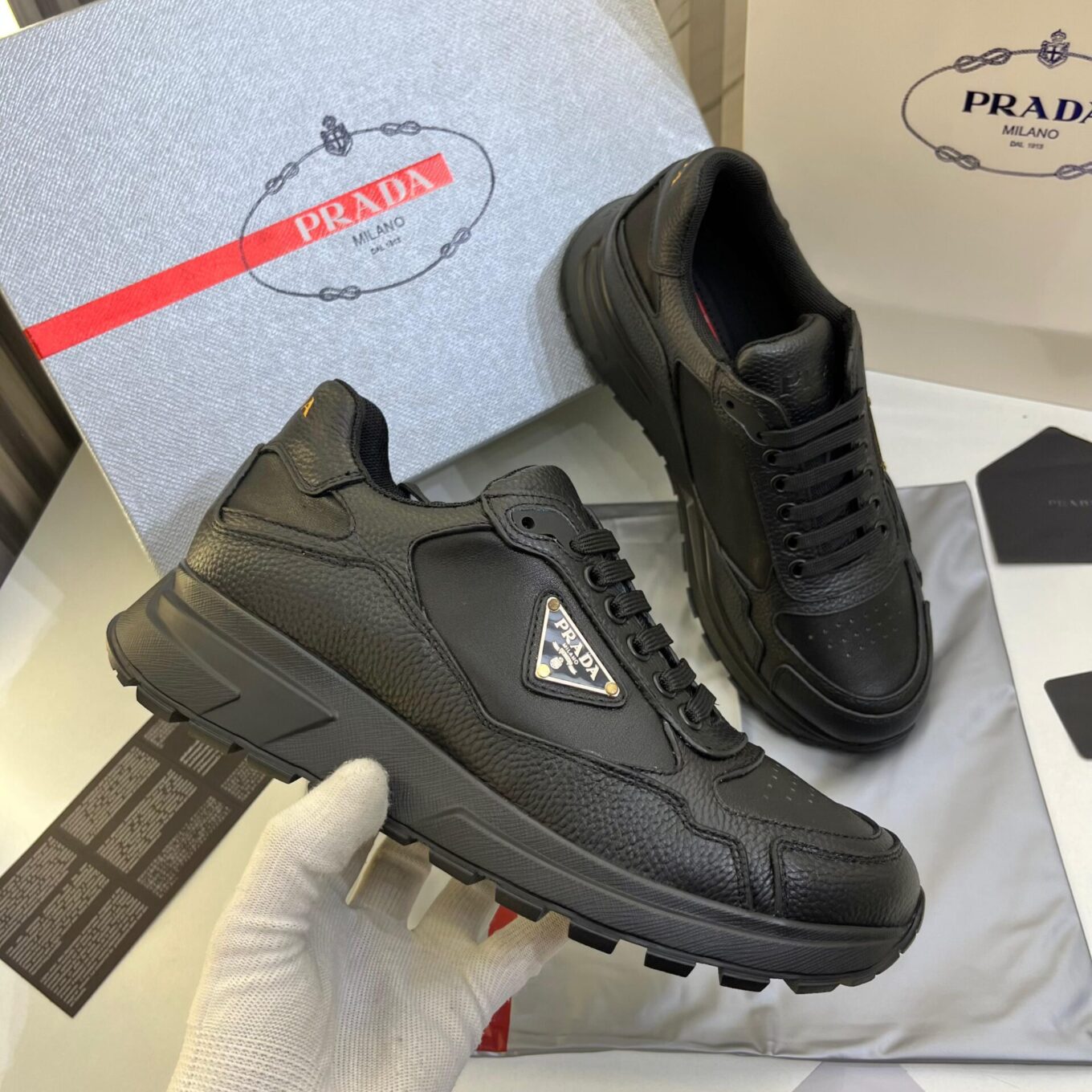 Prada Prax 01 Leather Premium Sneaker