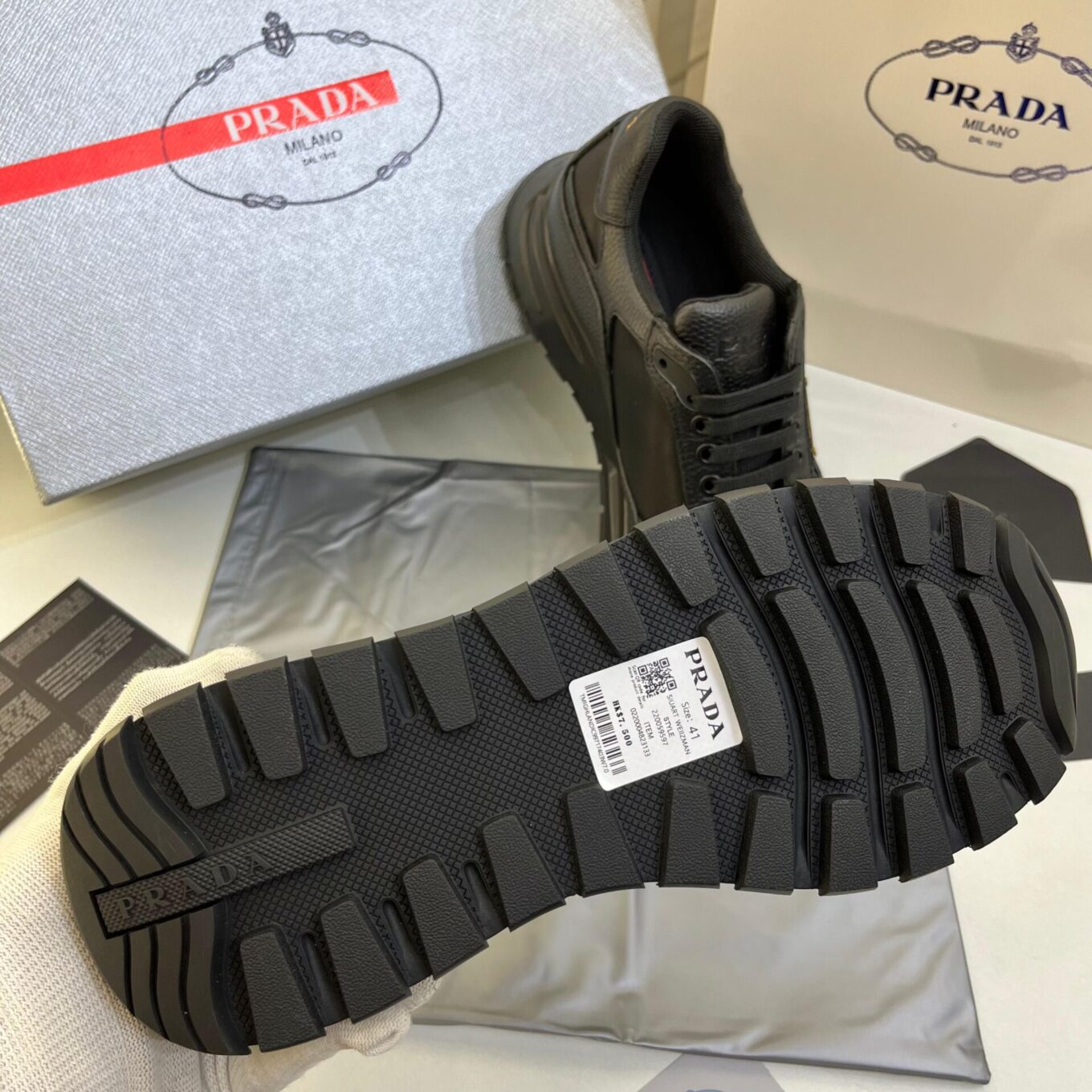 Prada Prax 01 Leather Premium Sneaker