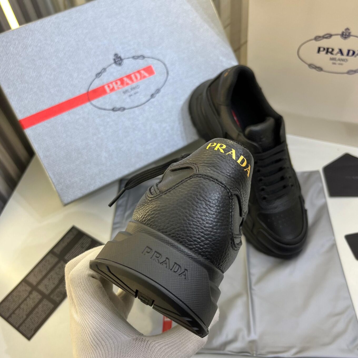 Prada Prax 01 Leather Premium Sneaker