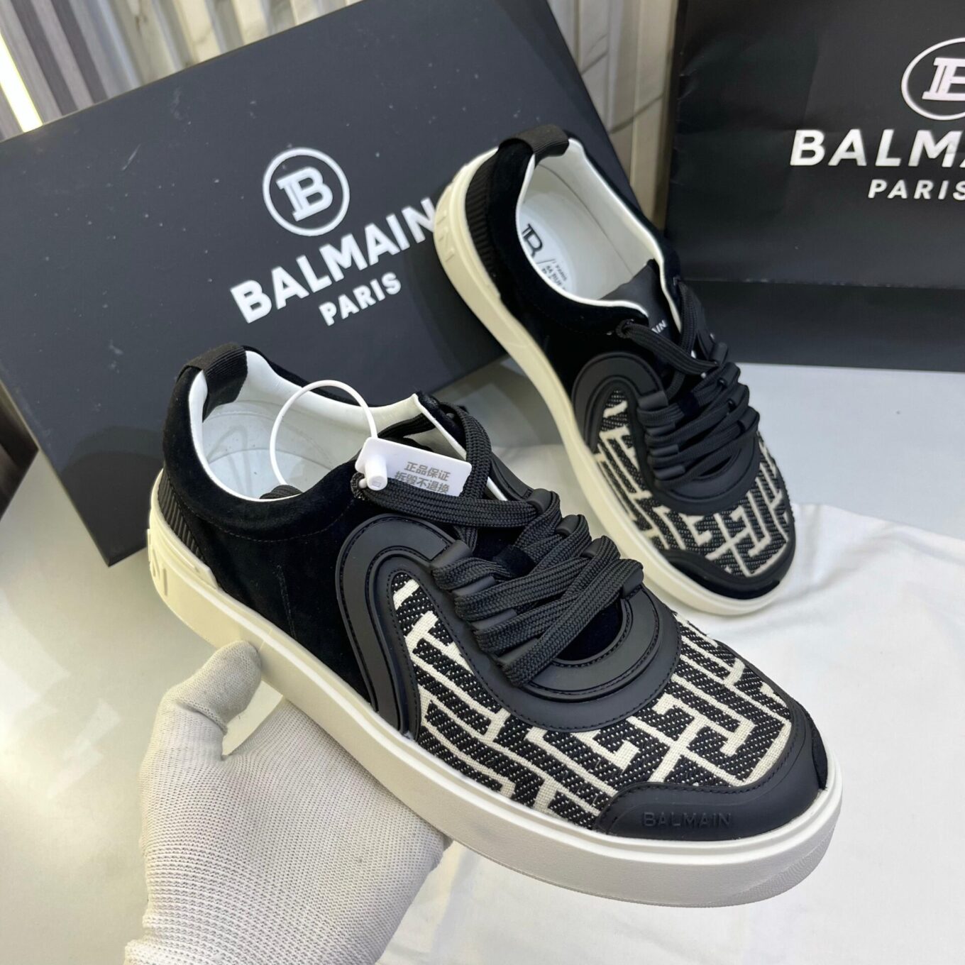 Balmain B Court Black Sneaker