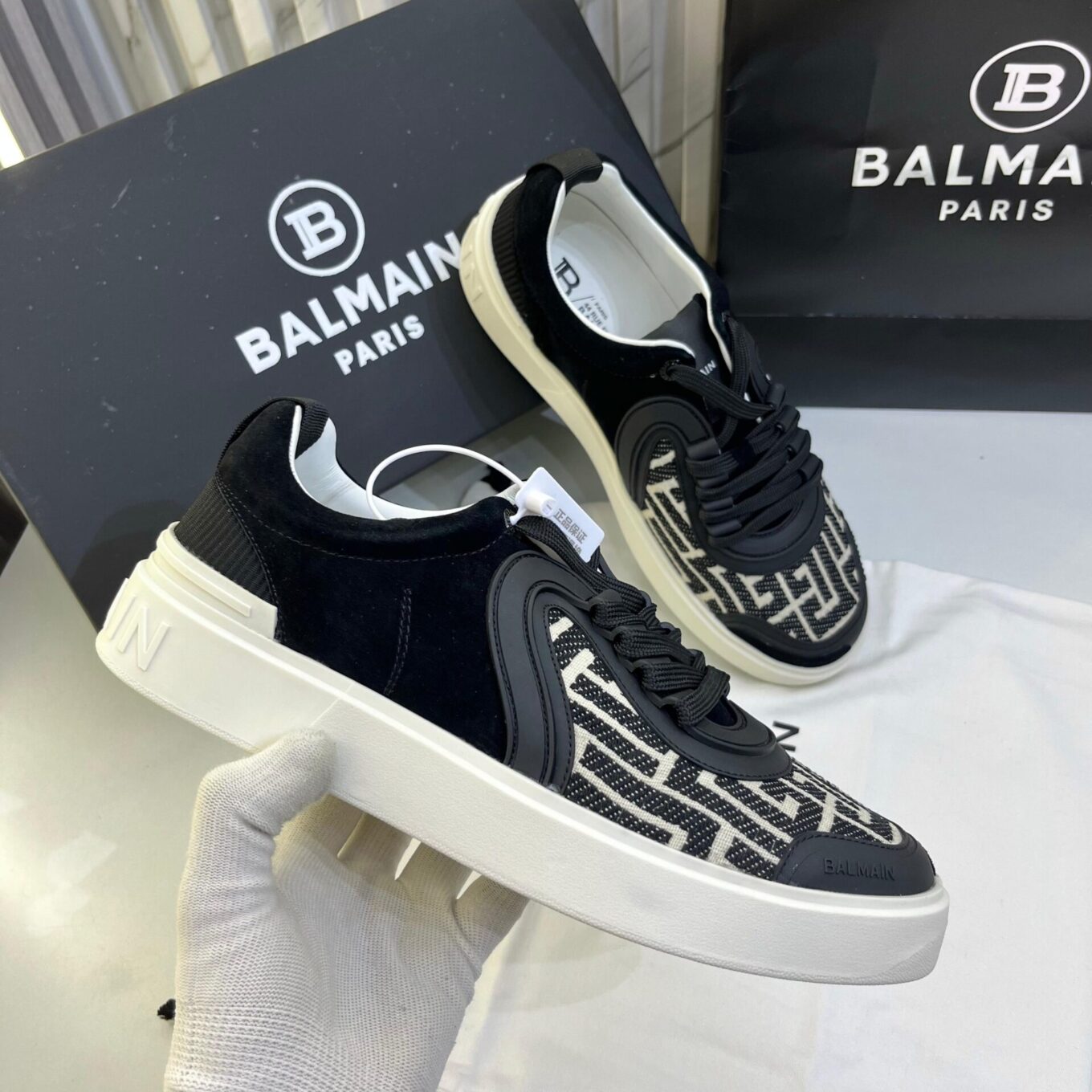Balmain B Court Black Sneaker