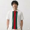 Gucci Web-Stripe White Men’s Polo Tshirt