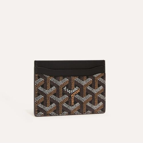 Goyard Saint Sulpice Black Color Card Holder Wallet (With Box)