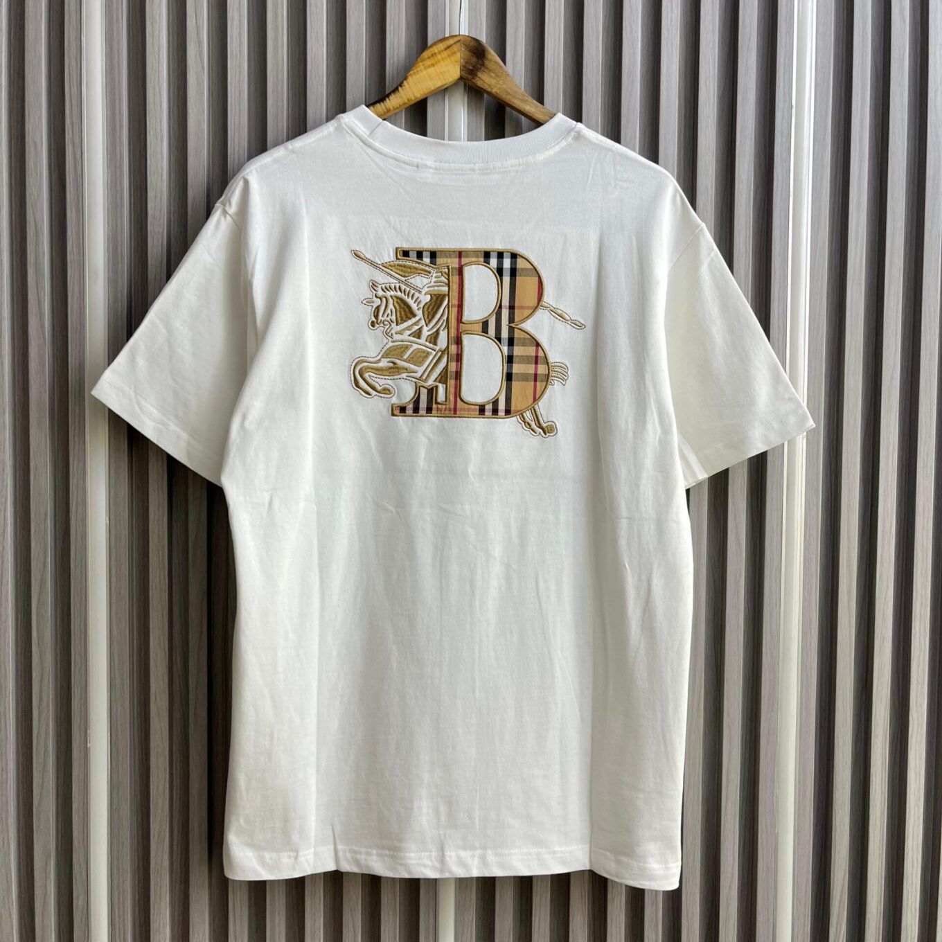 WhatsApp Image 2025-08-06 at 5.49.39 PM (1) Burberry-Inspired White Oversized T-Shirt for Men