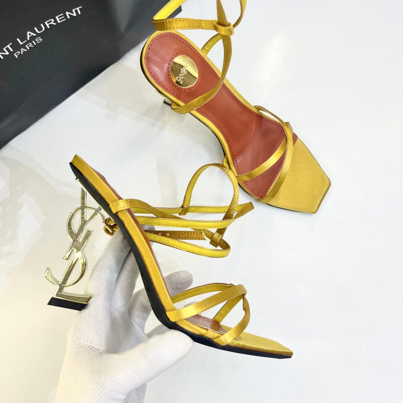 Ysl Opyum Satin Sandal