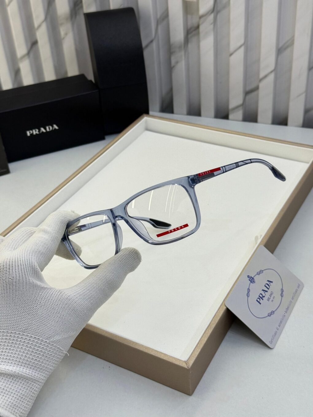 Prada Rectangle Unisex Optical Frame