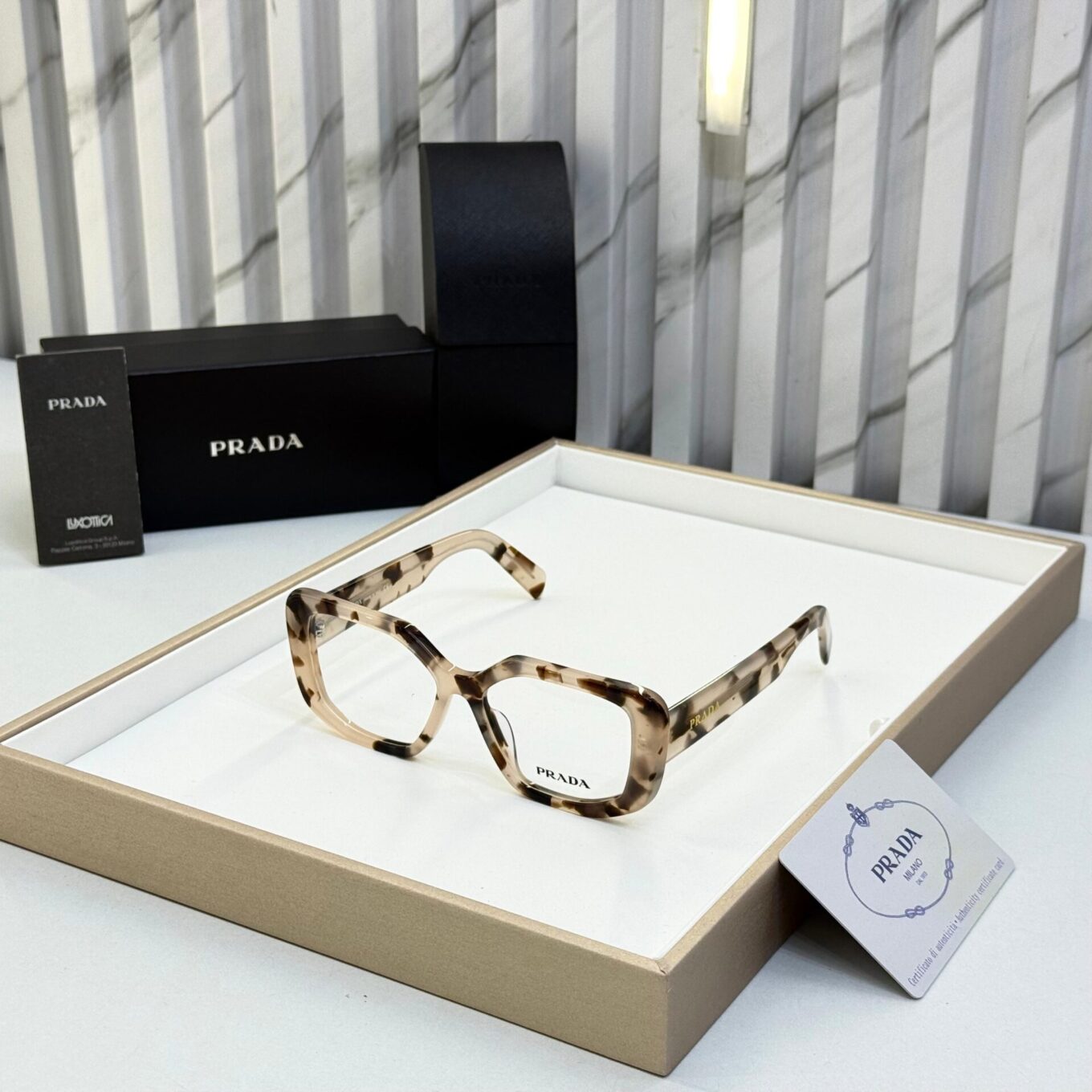 Prada Unisex Print Optical Frame