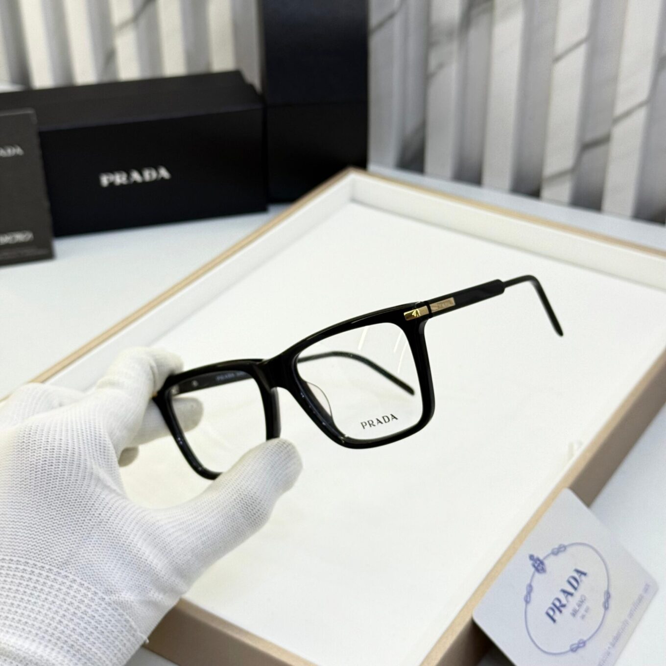 Prada Men Black Optical Frame