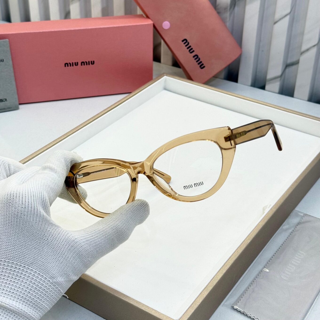 Miu Miu Cat Eye Women Optical Frame