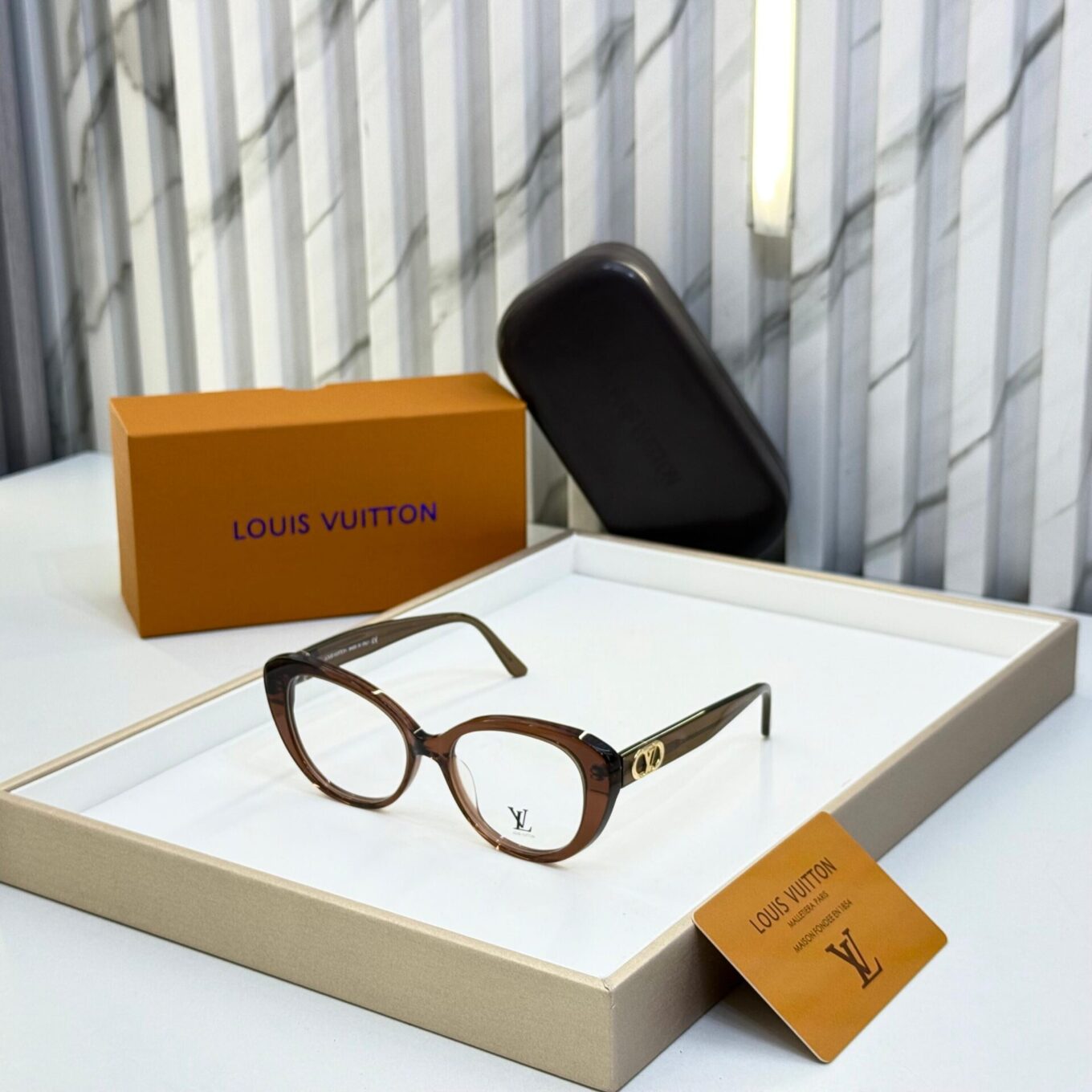 Louis Vuitton Black Cateye Women's Eyeglasses