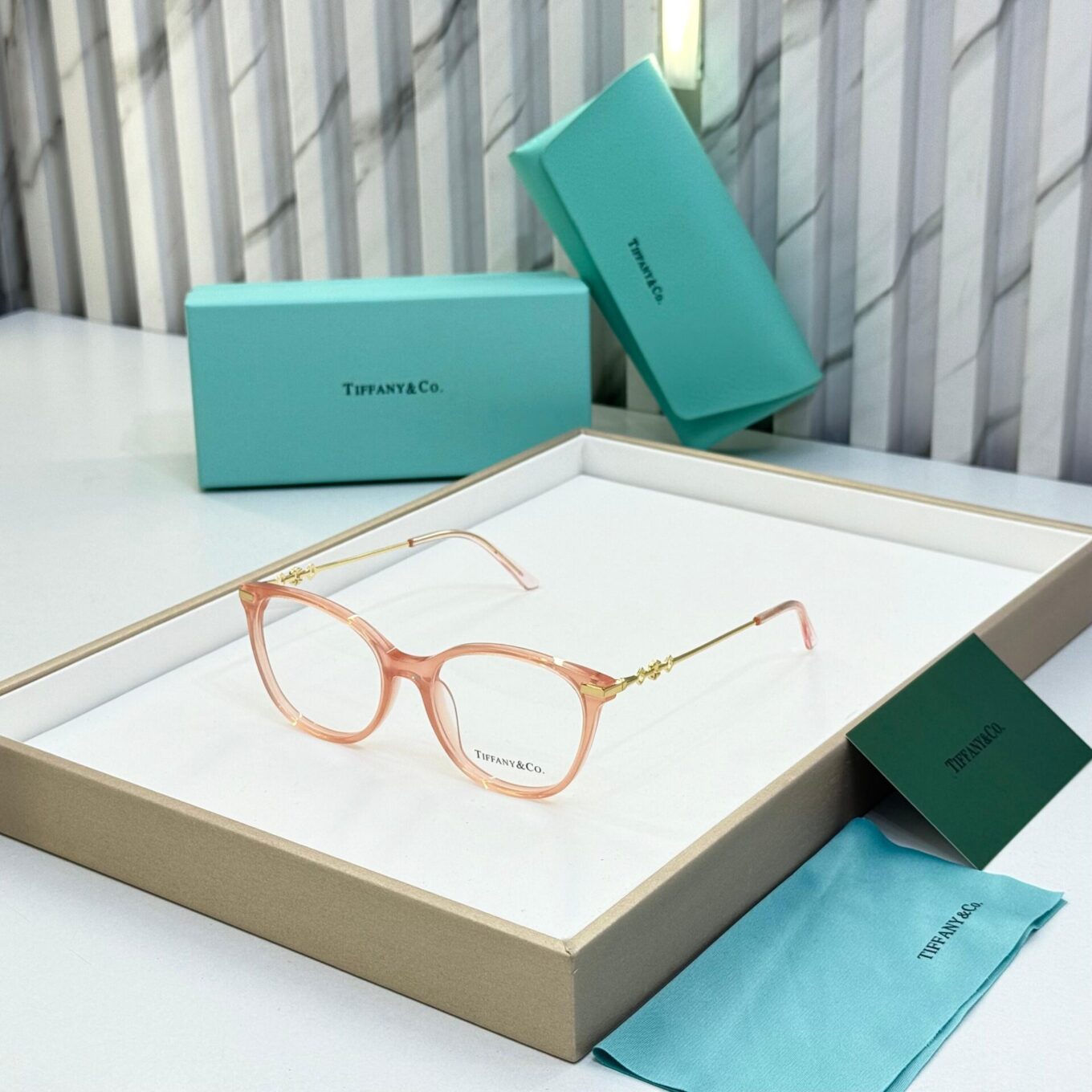 Tiffany & Co. Round Women's Eyeglasses