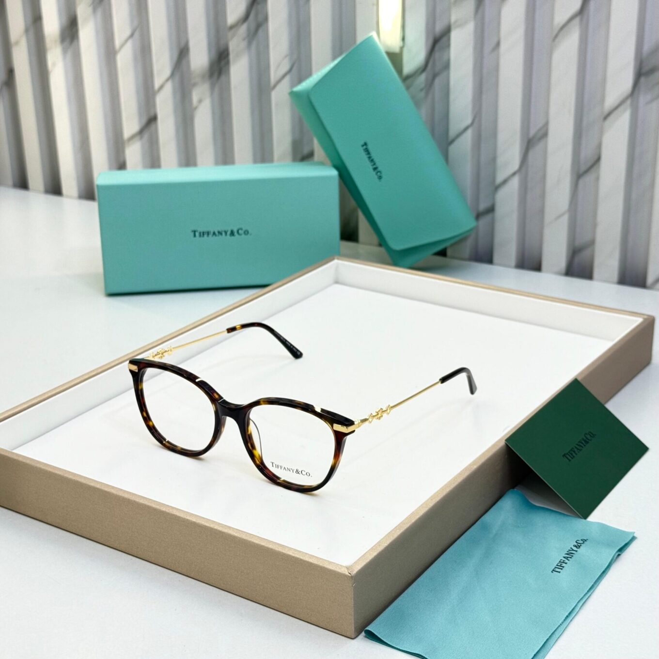 Tiffany & Co. Round Women's Eyeglasses