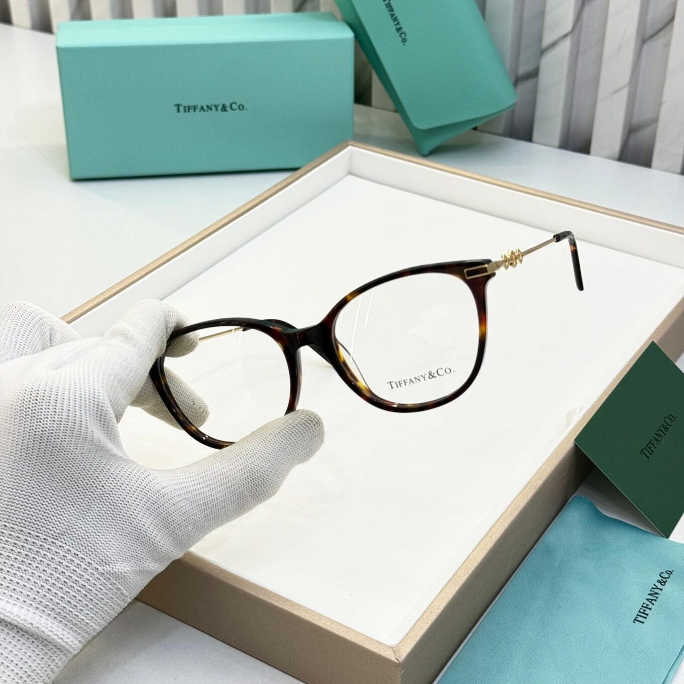 Tiffany & Co. Round Women's Eyeglasses