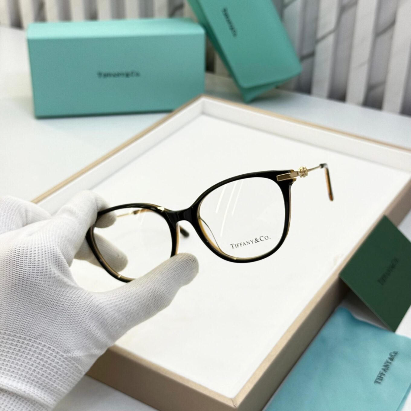 Tiffany & Co. Round Women's Eyeglasses