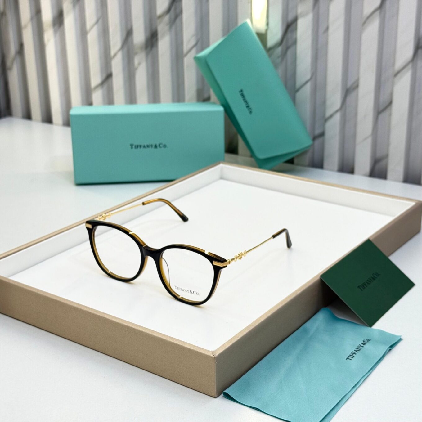 Tiffany & Co. Round Women's Eyeglasses