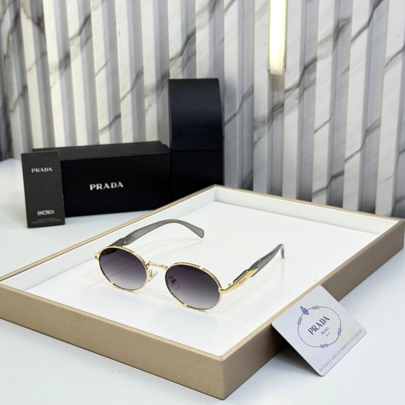 Prada Oval Women's Sunglasses