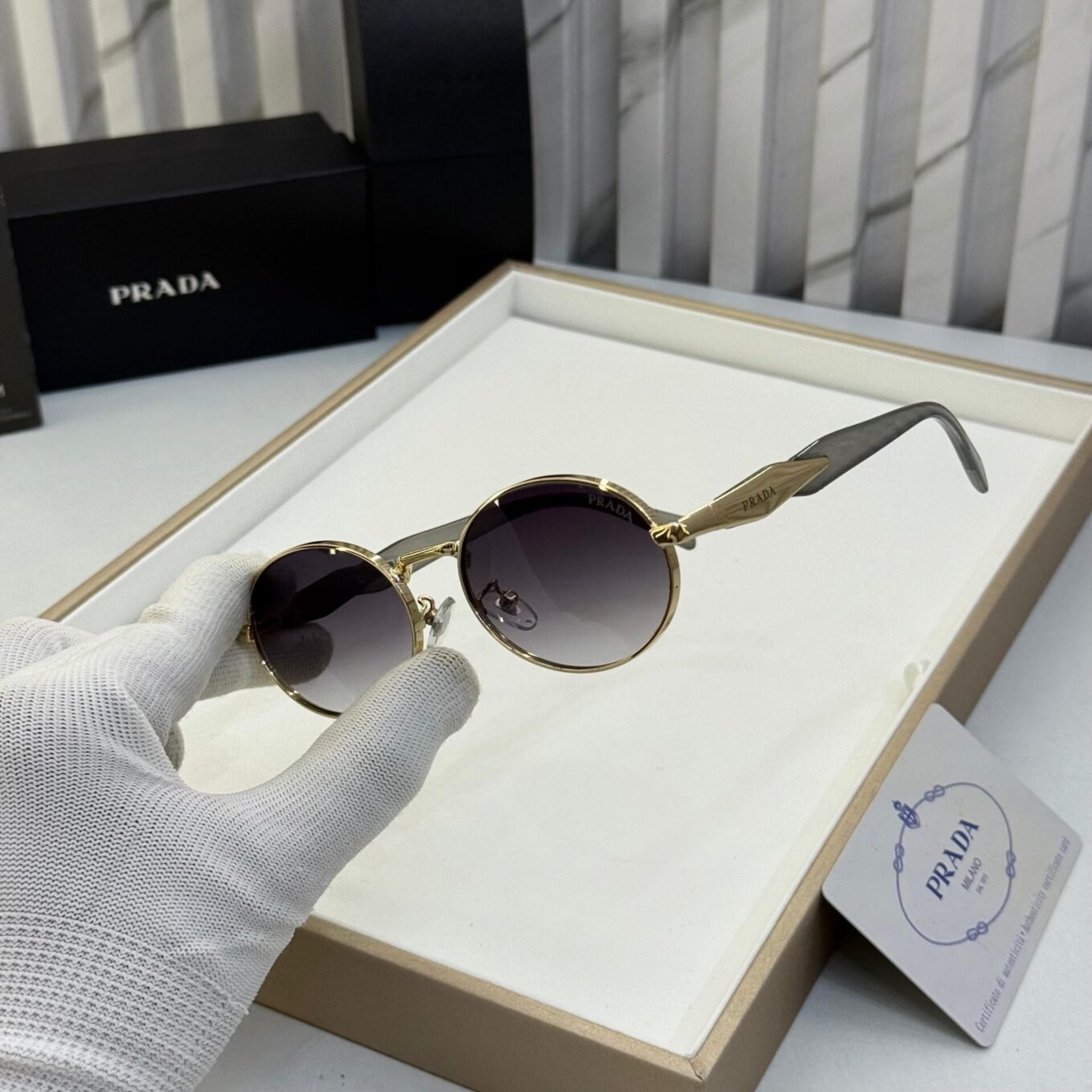 Prada Oval Women's Sunglasses