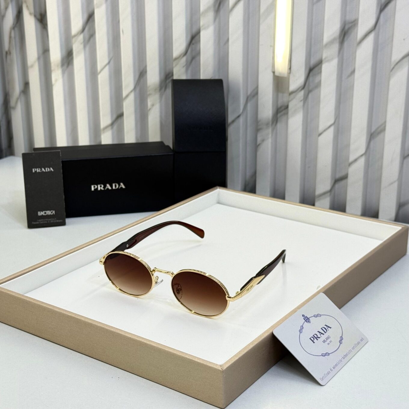 Prada Oval Women's Sunglasses