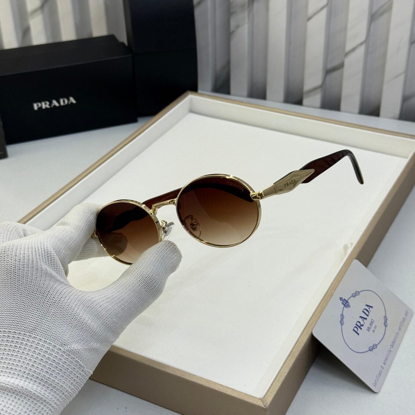 Prada Oval Women's Sunglasses