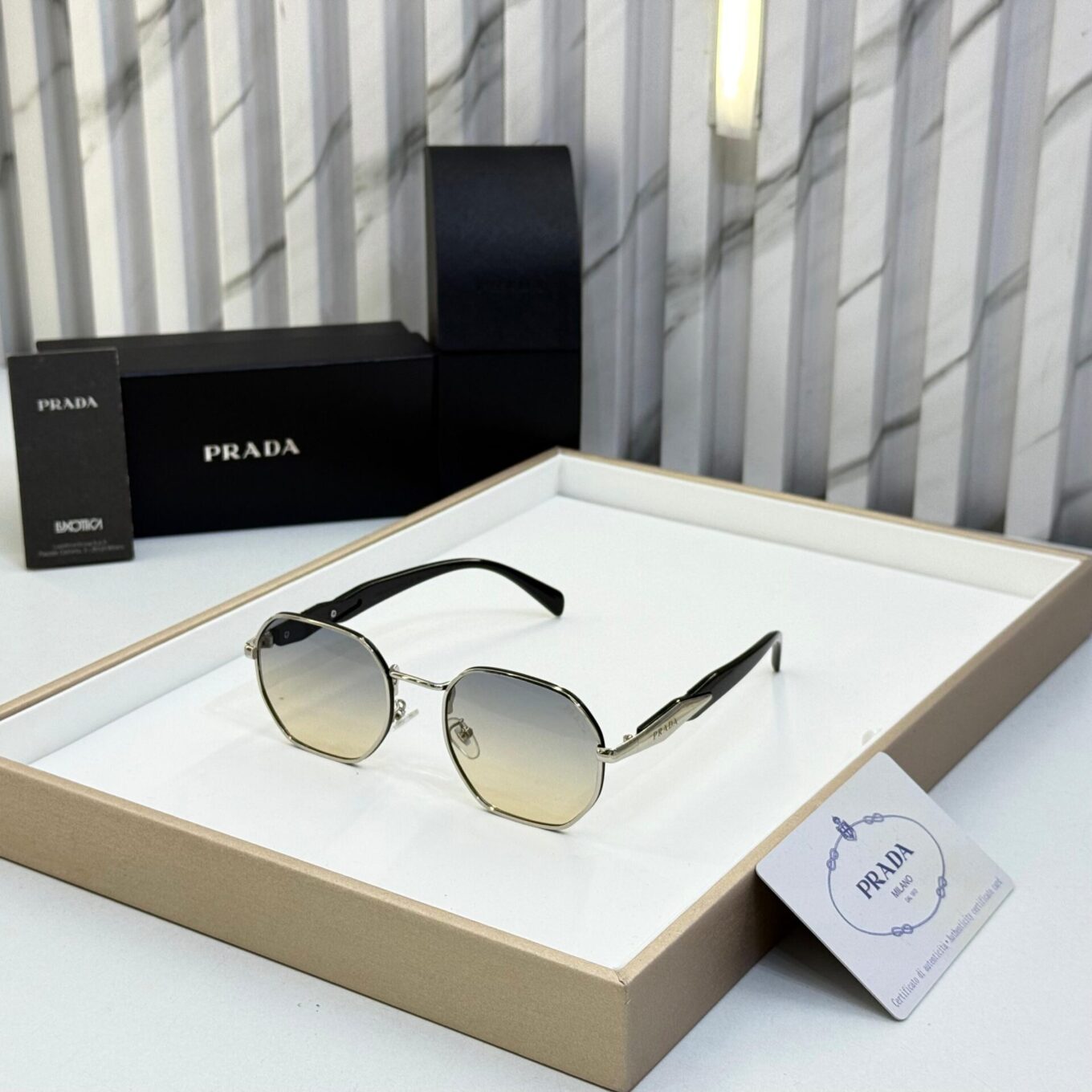WhatsApp Image 2025-08-17 at 7.00.26 PM Prada Geometric unisex sunglasses