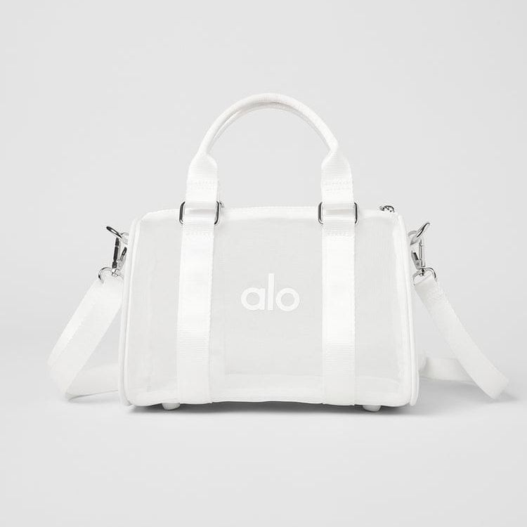 Alo Mini White Sheer Duffle