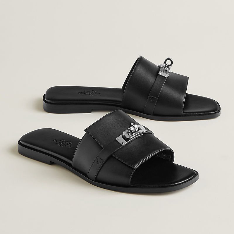 WhatsApp Image 2025-08-22 at 9.11.24 PM Hermes Giulia Black Slide Sandal