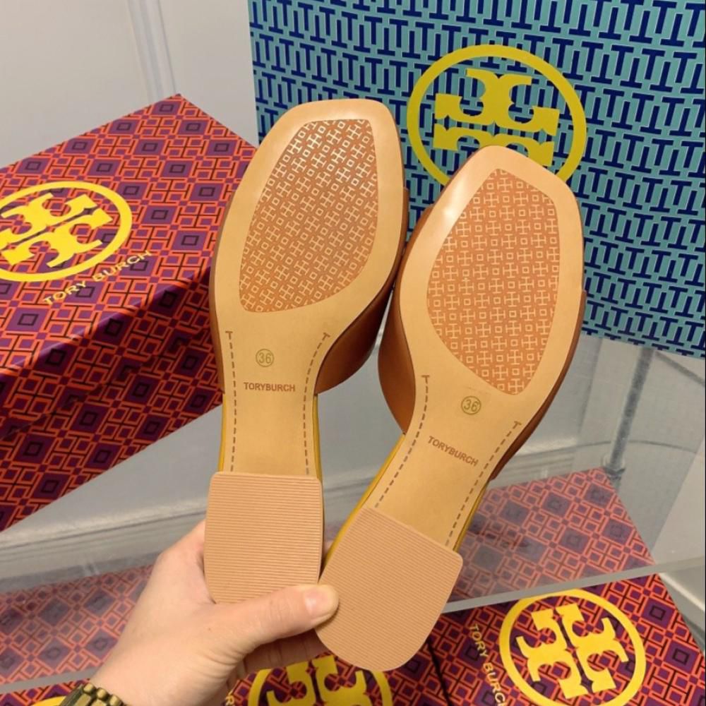 Tory Burch Bombe Miller Brown Sandal