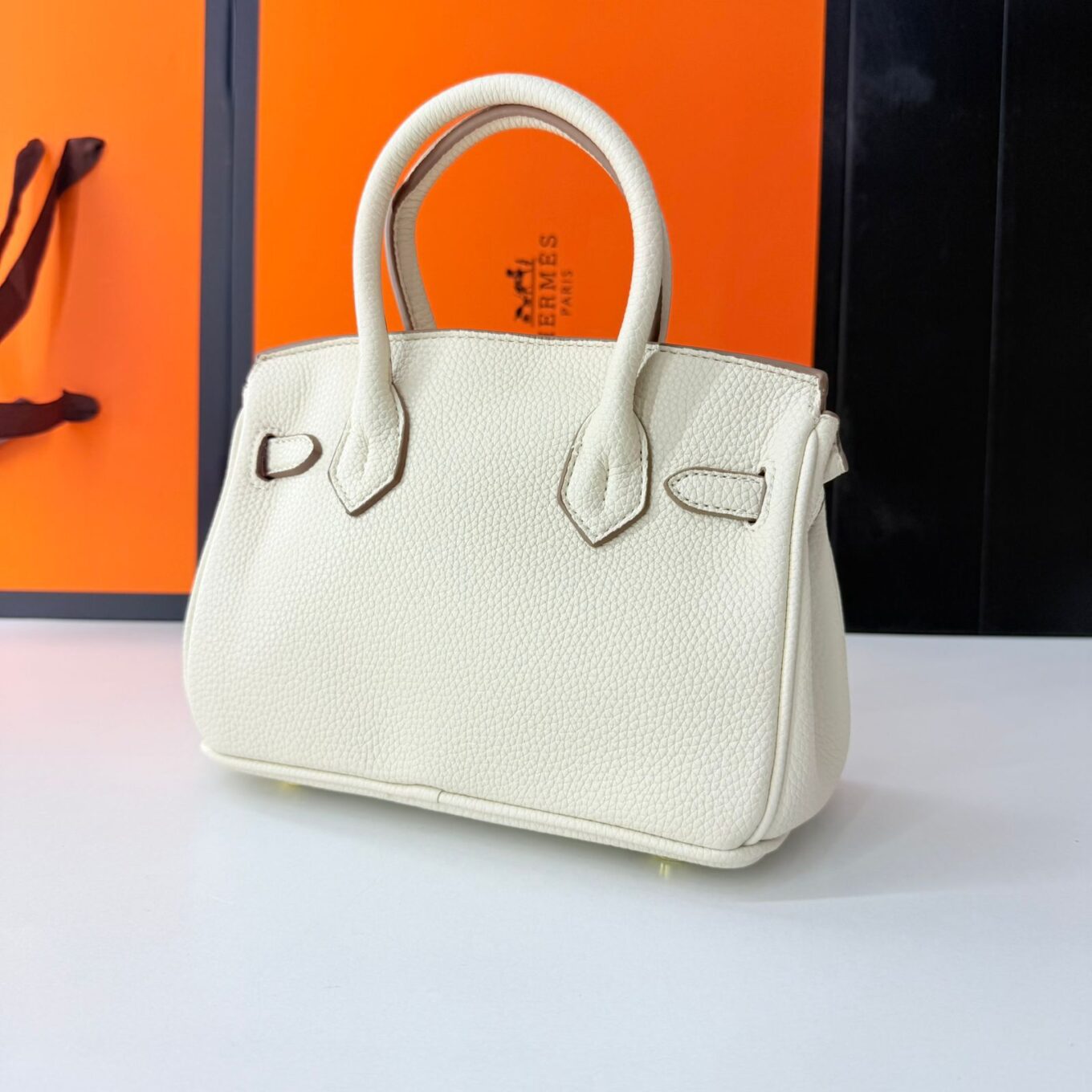 Hermes Birkin White Mini Handbag