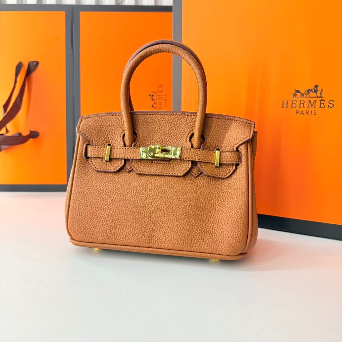 Hermes Birkin Brown Mini Handbag