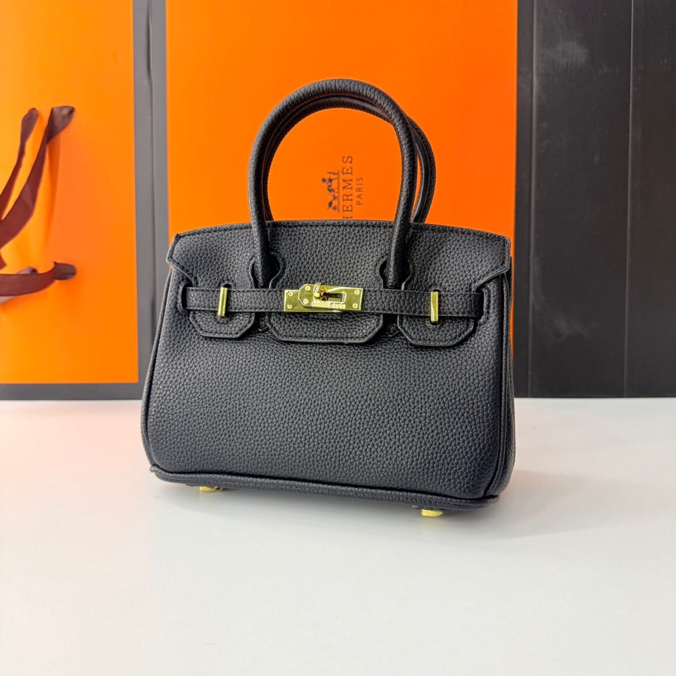 Hermes Birkin Black Mini Handbag