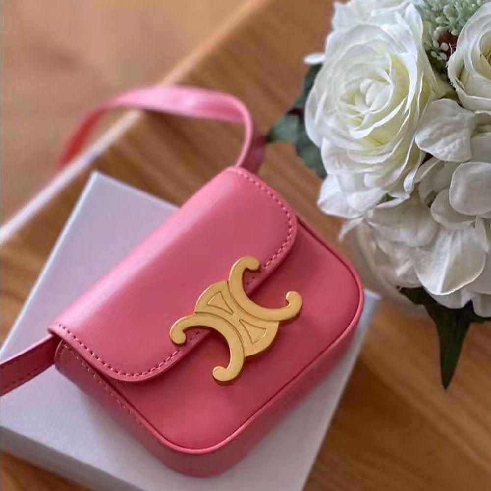 Celine Mini Claude Pink Sling Bag (With Box)