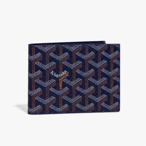 Goyard Victoire Blue Color Men's Wallet (With Box)