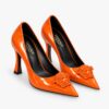 Versace La Medusa Orange Pump