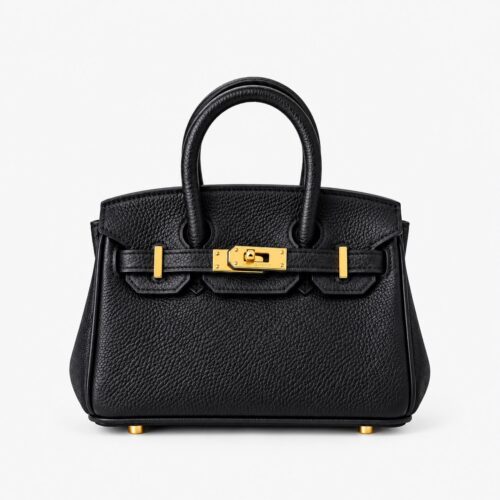 Hermes Birkin Black Mini Handbag