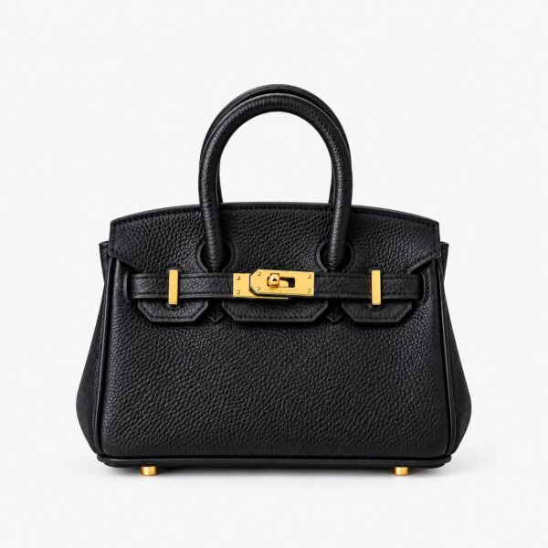Hermes Birkin Black Mini Handbag